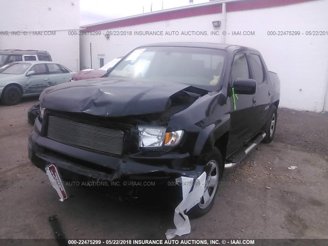 2HJYK16456H507845 - 2006 HONDA RIDGELINE RTS BLACK photo 2