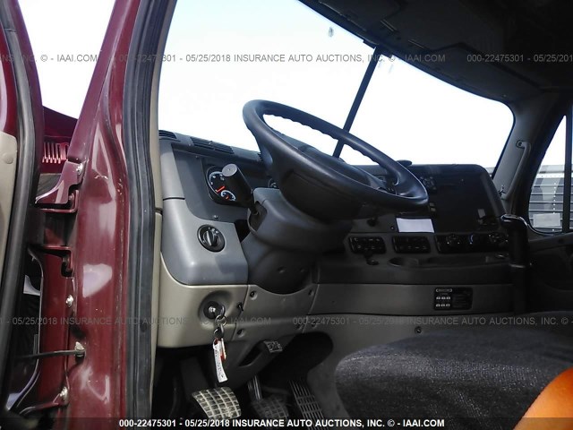 3AKJGLD5XFSGE1134 - 2015 FREIGHTLINER CASCADIA 125  MAROON photo 5