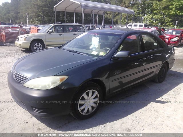 4T1BE32K86U141079 - 2006 TOYOTA CAMRY LE/XLE/SE მწვანე ფოტო 2
