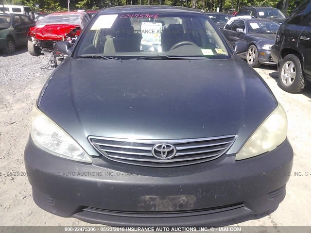 4T1BE32K86U141079 - 2006 TOYOTA CAMRY LE/XLE/SE მწვანე ფოტო 6