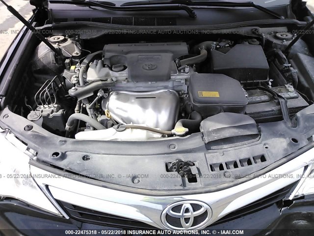 4T4BF1FK4ER401817 - 2014 TOYOTA CAMRY L/SE/LE/XLE შავი ფოტო 10