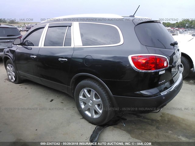 5GALVBEDXAJ191803 - 2010 BUICK ENCLAVE CXL 黑色 照片 3