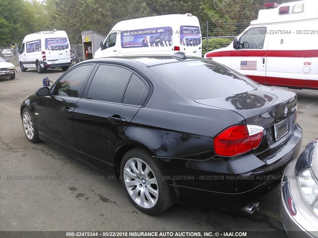 WBAVC73557KP35193 - 2007 BMW 328 XI SULEV BLACK photo 3