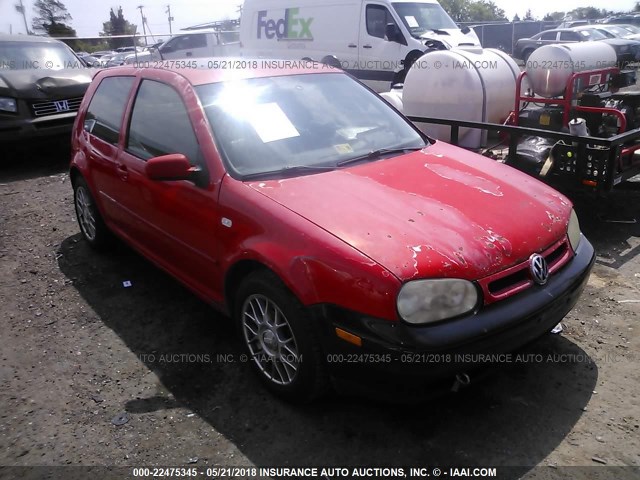 WVWDE31J1XW680560 - 1999 VOLKSWAGEN GTI VR6 RED photo 1