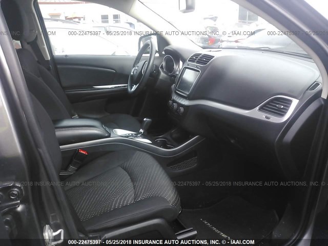 3C4PDCBB5ET170951 - 2014 DODGE JOURNEY SXT GRAY photo 5