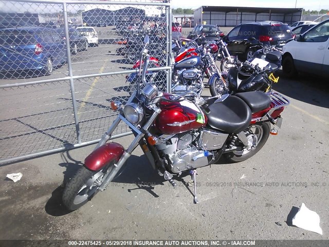 1HFSC18001A503281 - 2001 HONDA VT1100 C RED photo 2