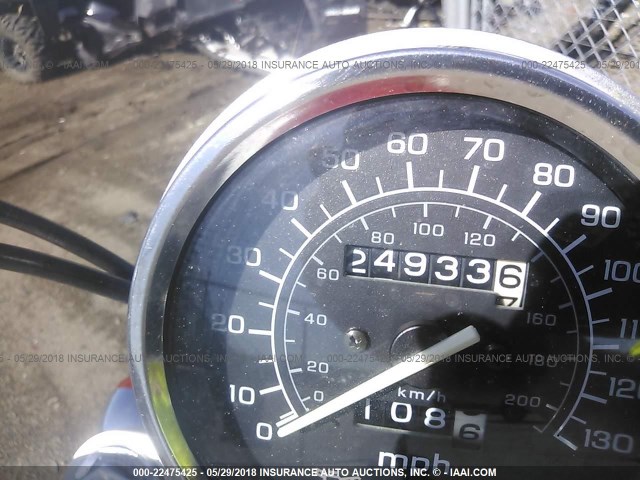 1HFSC18001A503281 - 2001 HONDA VT1100 C RED photo 7