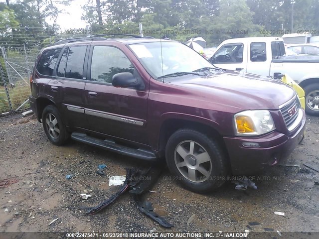 1GKDS13SX42122376 - 2004 GMC ENVOY BURGUNDY photo 1