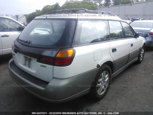 4S3BH675027637910 - 2002 SUBARU LEGACY OUTBACK AWP TAN photo 4