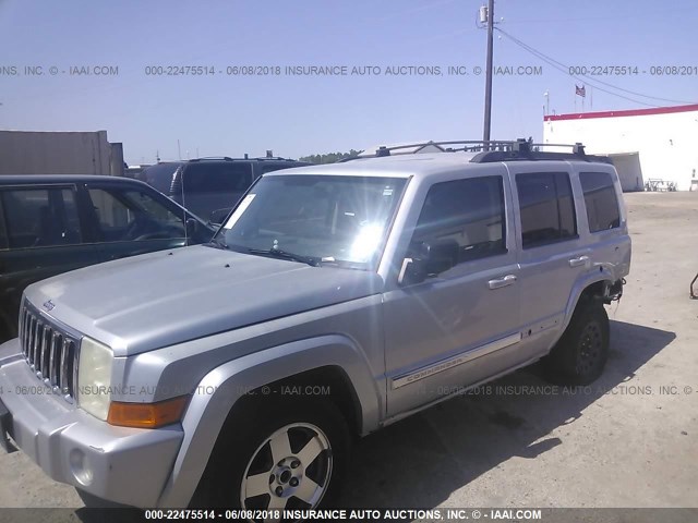 1J4RG4GK6AC140713 - 2010 JEEP COMMANDER SPORT ვერცხლისფერი ფოტო 2