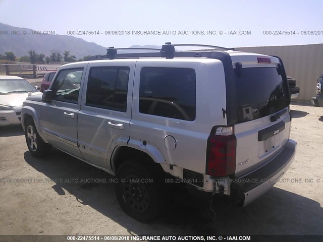 1J4RG4GK6AC140713 - 2010 JEEP COMMANDER SPORT SILVER photo 3