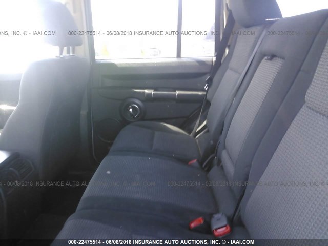 1J4RG4GK6AC140713 - 2010 JEEP COMMANDER SPORT ვერცხლისფერი ფოტო 8