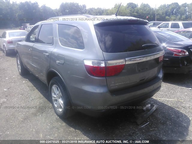 1C4RDJAG8DC512493 - 2013 DODGE DURANGO SXT GRAY photo 3