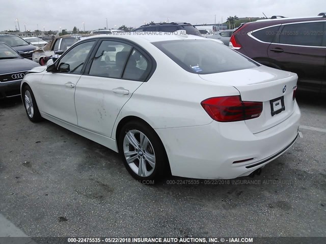 WBA8E9C57GK645868 - 2016 BMW 328 I SULEV WHITE photo 3