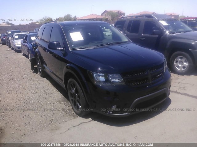 3C4PDCBG1HT501220 - 2017 DODGE JOURNEY SXT BLACK photo 1