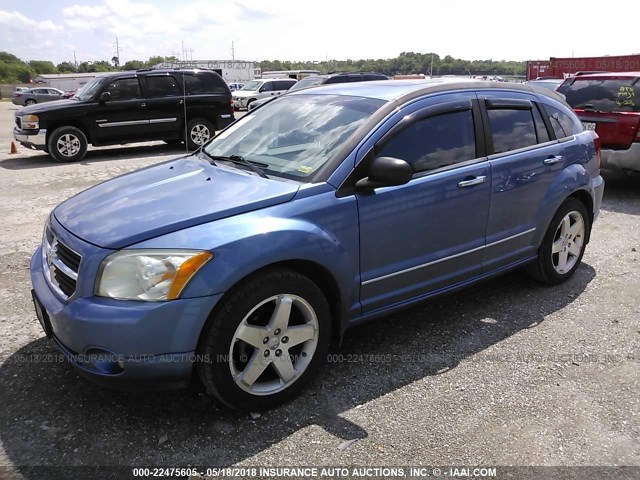 1B3HE78K77D203698 - 2007 DODGE CALIBER R/T BLUE photo 2