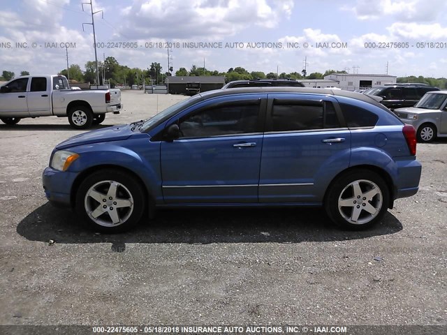 1B3HE78K77D203698 - 2007 DODGE CALIBER R/T BLUE photo 6