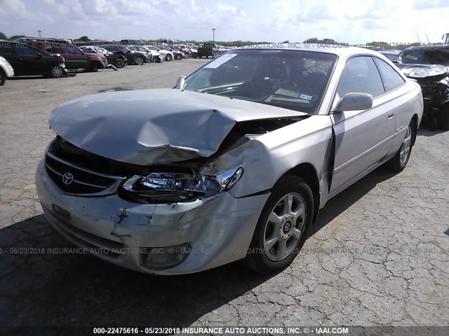 2T1CF22P51C845693 - 2001 TOYOTA CAMRY SOLARA SE/SLE Gümüş foto 2