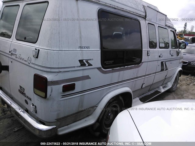 1GDEG25K2SF514211 - 1995 GMC RALLY WAGON / VAN G2500 WHITE photo 4