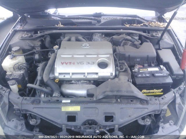 4T1FA38P57U125472 - 2007 TOYOTA CAMRY SOLARA SE/SLE ნაცრისფერი ფოტო 10