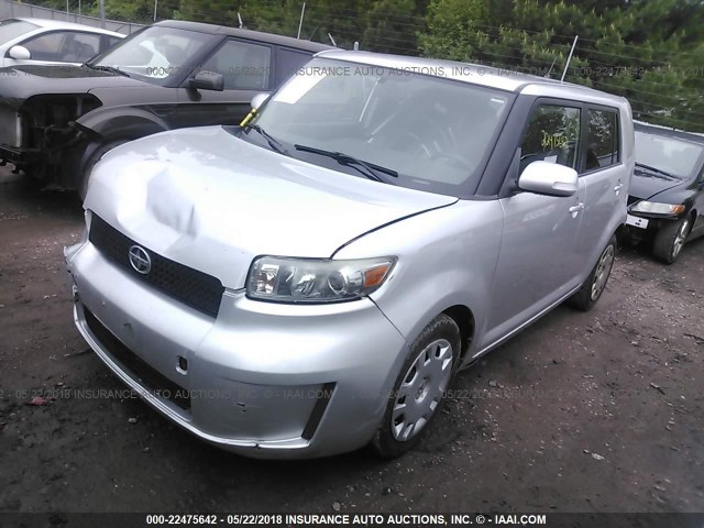 JTLZE4FE2A1117159 - 2010 TOYOTA SCION XB ვერცხლისფერი ფოტო 2
