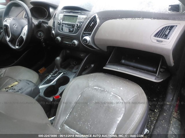 KM8JU3AC2BU210254 - 2011 HYUNDAI TUCSON GLS/LIMITED 红色 照片 5