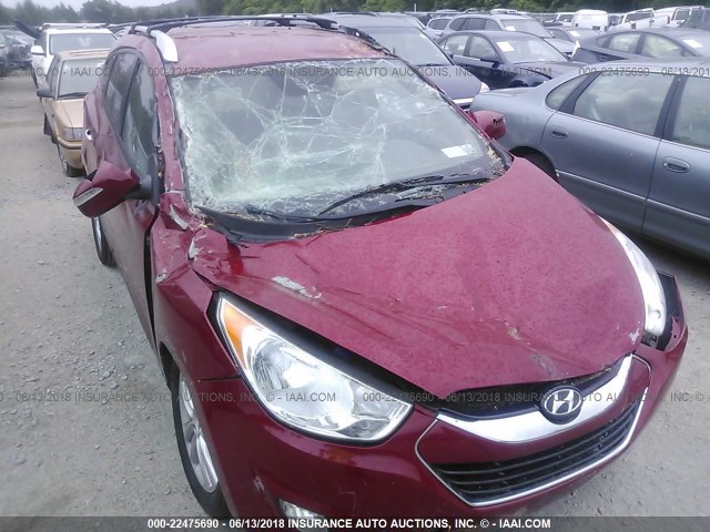 KM8JU3AC2BU210254 - 2011 HYUNDAI TUCSON GLS/LIMITED 红色 照片 6