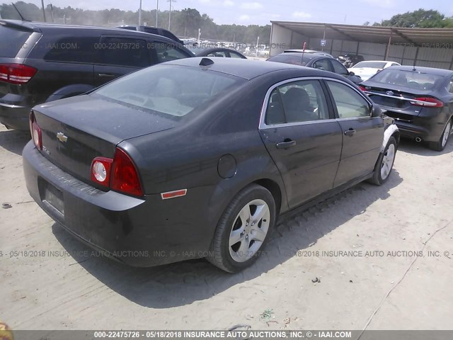 1G1ZB5E08CF247378 - 2012 CHEVROLET MALIBU LS 灰色 照片 4