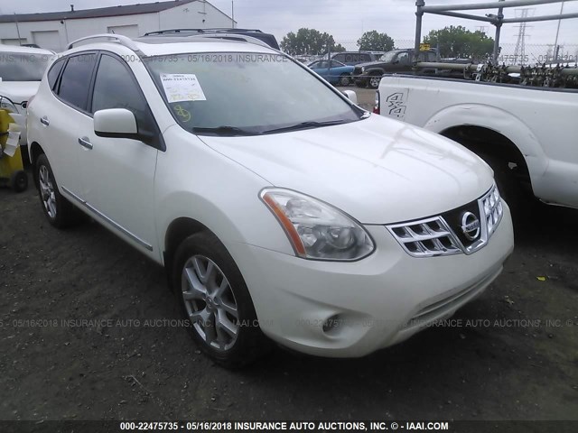 JN8AS5MV9BW251119 - 2011 NISSAN ROGUE S/SV/KROM WHITE photo 6