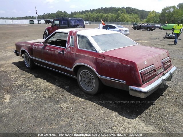 9G87H112815 - 1979 FORD THUNDERBIRD  RED photo 3