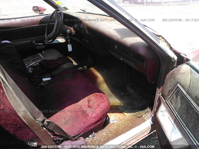 9G87H112815 - 1979 FORD THUNDERBIRD  RED photo 5