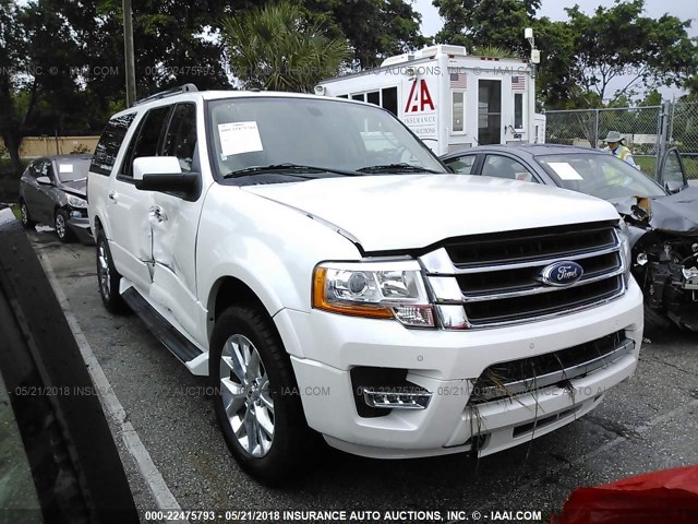 1FMJK1KT6HEA08819 - 2017 FORD EXPEDITION EL LIMITED WHITE photo 6