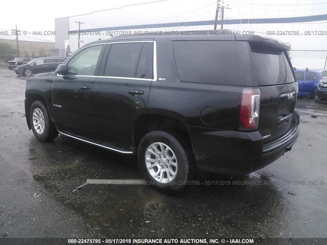 1GKS2BKC7HR386269 - 2017 GMC YUKON SLT BLACK photo 3