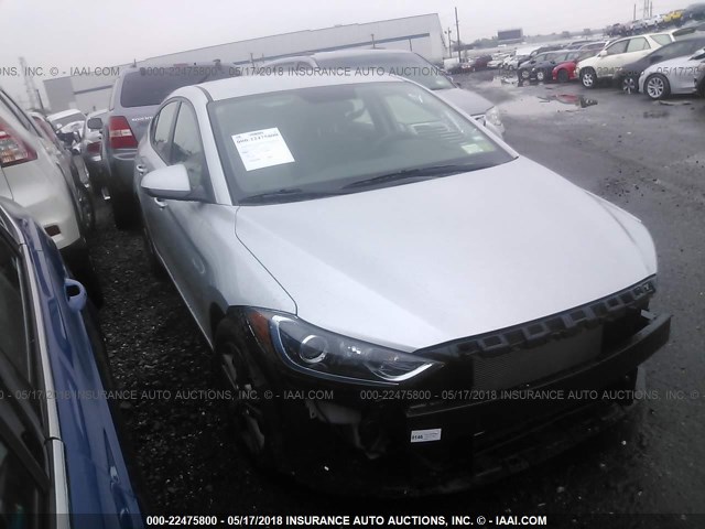 5NPD84LF3JH314666 - 2018 HYUNDAI ELANTRA SEL/VALUE/LIMITED SILVER photo 1