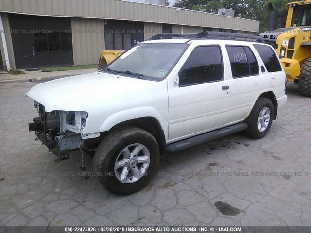 JN8DR09YX3W838655 - 2003 NISSAN PATHFINDER LE/SE WHITE photo 2