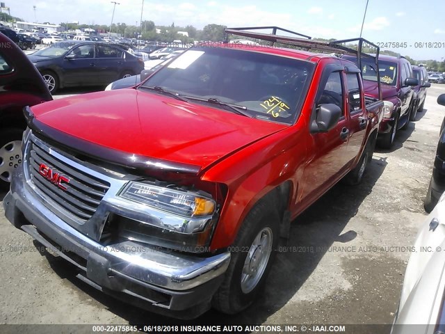 1GTCS139X88175960 - 2008 GMC CANYON ORANGE photo 2