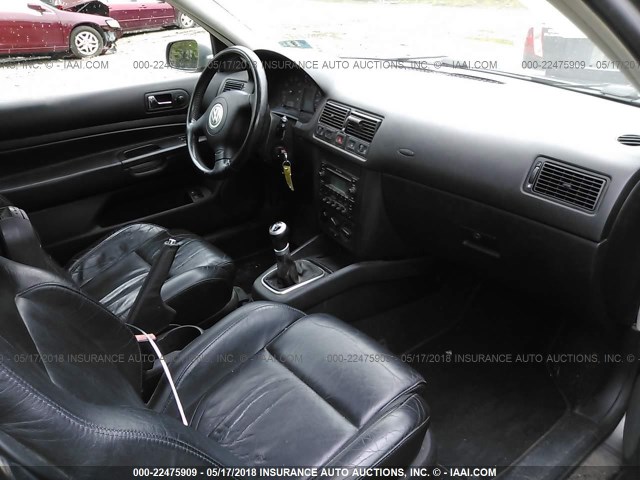 9BWDH61J934072421 - 2003 VOLKSWAGEN GTI VR6 GRAY photo 5