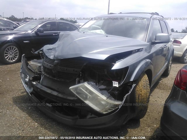 3D4GH57V59T166880 - 2009 DODGE JOURNEY SXT GRAY photo 2