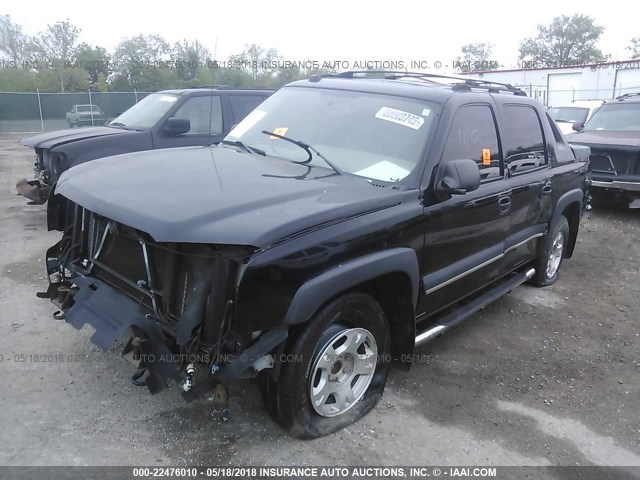 3GNEC12T34G162594 - 2004 CHEVROLET AVALANCHE C1500 BLACK photo 6