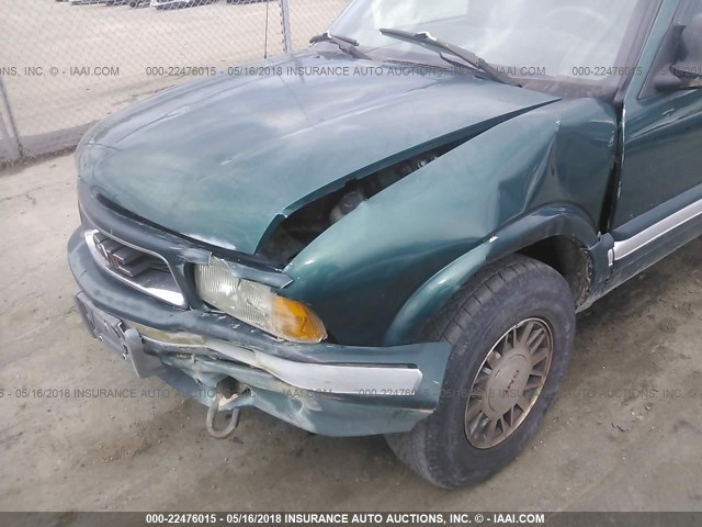 1GKDT13W9V2541871 - 1997 GMC JIMMY GREEN photo 6