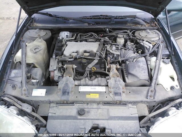2G1WW12MXX9297205 - 1999 CHEVROLET MONTE CARLO LS მწვანე ფოტო 10