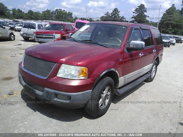 1FMPU15L43LB44032 - 2003 FORD EXPEDITION XLT Tünd qırmızı foto 2