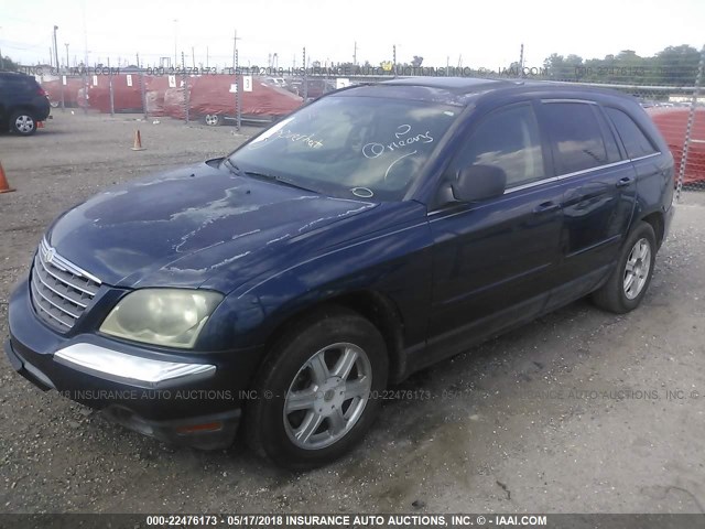 2A4GM68466R815728 - 2006 CHRYSLER PACIFICA TOURING BLUE photo 2