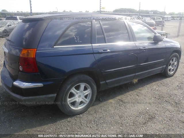 2A4GM68466R815728 - 2006 CHRYSLER PACIFICA TOURING BLUE photo 4
