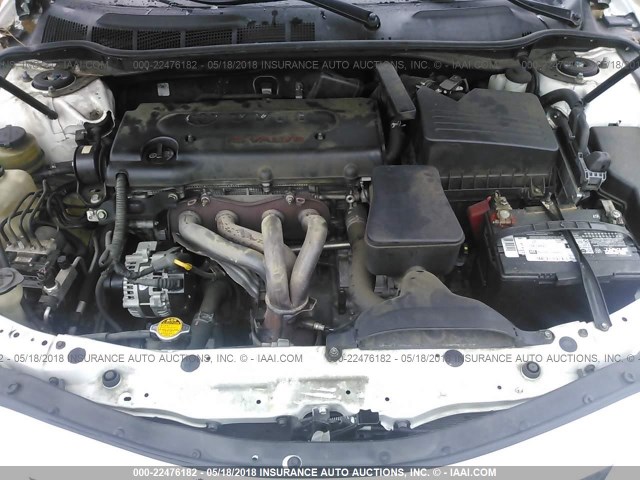4T1BE46K29U873745 - 2009 TOYOTA CAMRY SE/LE/XLE WHITE photo 10
