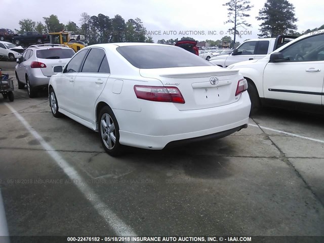 4T1BE46K29U873745 - 2009 TOYOTA CAMRY SE/LE/XLE WHITE photo 3