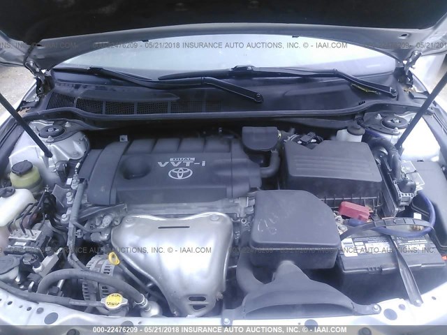 4T1BF3EK9AU079757 - 2010 TOYOTA CAMRY SE/LE/XLE SILVER photo 10