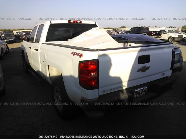 1GCVKNEC8HZ356168 - 2017 CHEVROLET SILVERADO K1500/K1500 LS WHITE photo 3