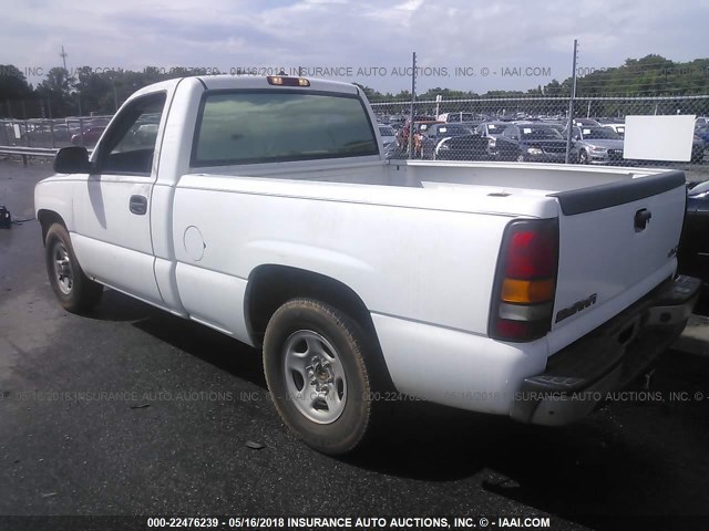 1GTEC14X24Z150297 - 2004 GMC NEW SIERRA C1500 WHITE photo 3