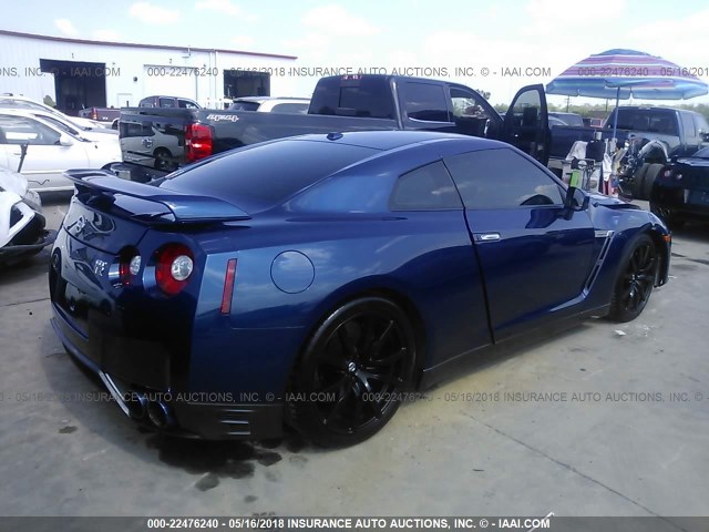 JN1AR5EF8EM270469 - 2014 NISSAN GT-R PREMIUM/BLACK BLUE photo 4